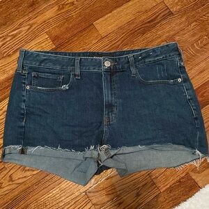 Express Jean Shorts - shortie relaxed low rise